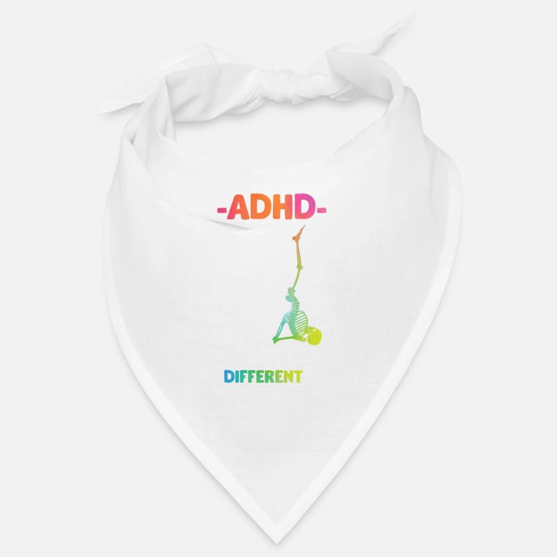 ADHD No disability special abilities - Bandana - white