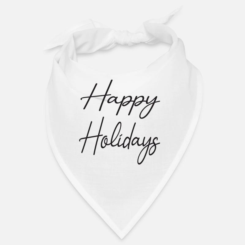 Happy Holidays Vacances Période de voyage Période de vacances Bandana