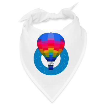 Balloon Heißluftballon - Bandana - Weiß - Vorne