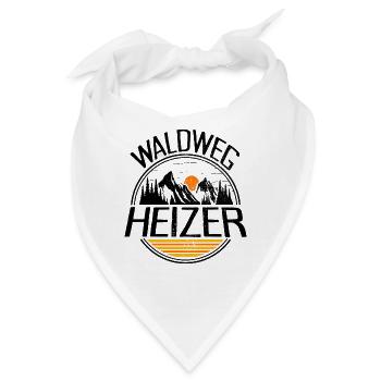 Waldweg Heizer MTB Downhill Freeride Mountainbike - Bandana - Weiß - Vorne
