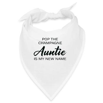 Tante, Tante Geschenk, Tante Geschenke, Geschenk für Tante, Tante - Bandana - Weiß - Vorne