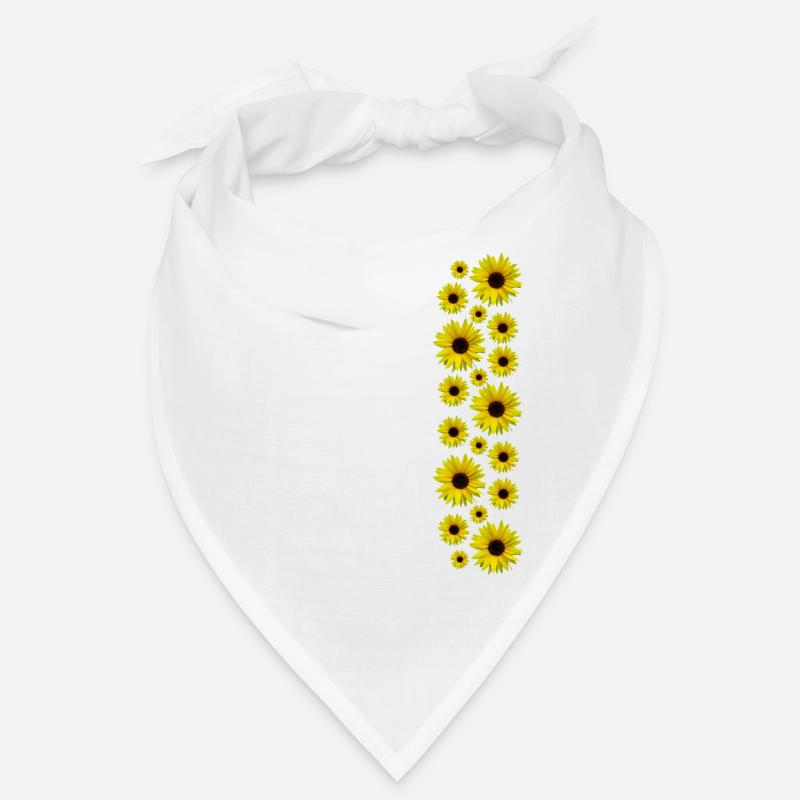 Sonnenblumen, Sonnenblume, Blumen, Blüten, floral Bandana