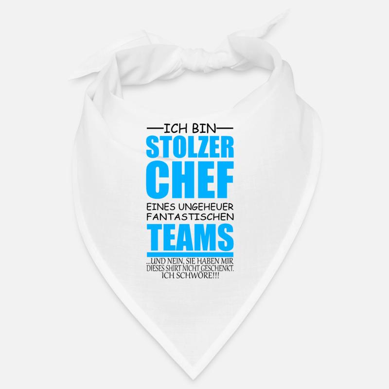 lustiges Chef Geschenk stolzer Chef Idee Bandana