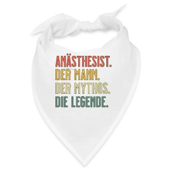 Anästhesist - der Mythos - Geschenk für - Bandana - Weiß - Vorne