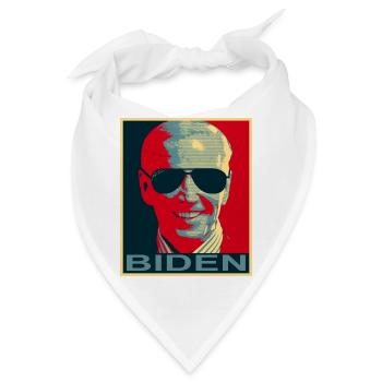 Biden, Biden 2020, Biden Präsident, Anti  - Bandana - Weiß - Vorne