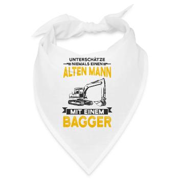 Bagger - Bandana - Weiß - Vorne