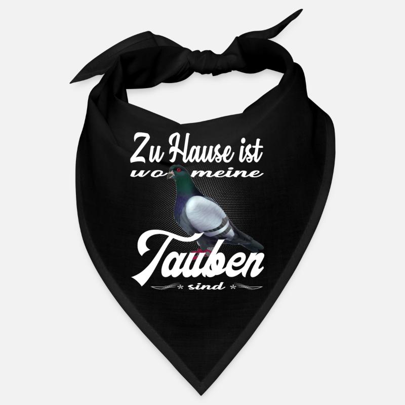 Tauben Taube lustiger Spruch Brieftaube Geschenk Bandana