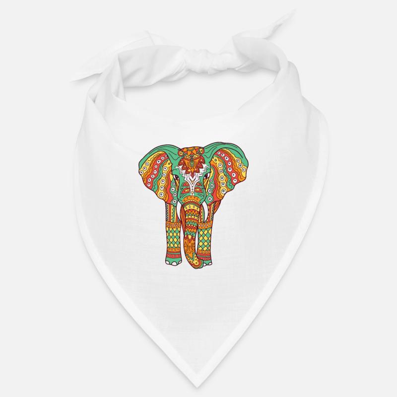 Elefant Yoga Indien Gymnastik Geschenkidee Mandala Bandana
