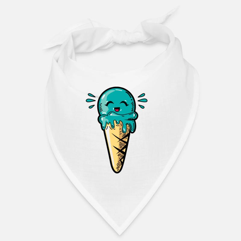 Kawaii Eis Eiskugel Bandana