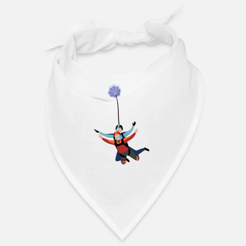 Skydiving - Bandana - white