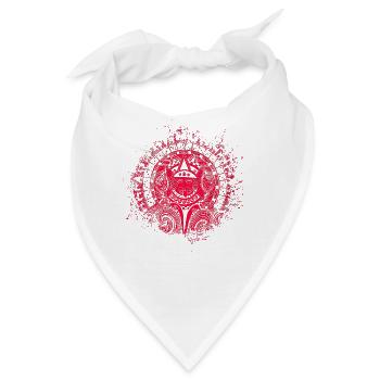 Azteken Mayas Aztekischer Kalender Mexiko - Bandana - Weiß - Vorne