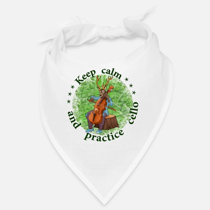 Keep calm practice Cello Violoncello Rentier Bandana