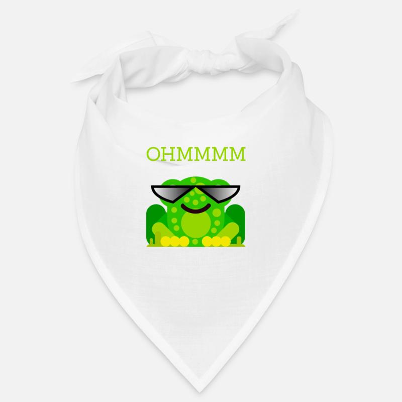 Programmeur de méditation yoga grenouille ohmmmm Bandana
