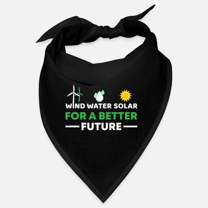 Wind, water, solar - for a better future Bandana