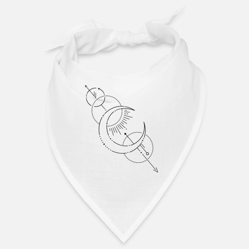 Abstrakt Mond Bandana