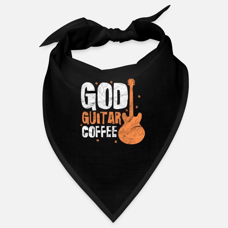 God guitar coffee Bandana