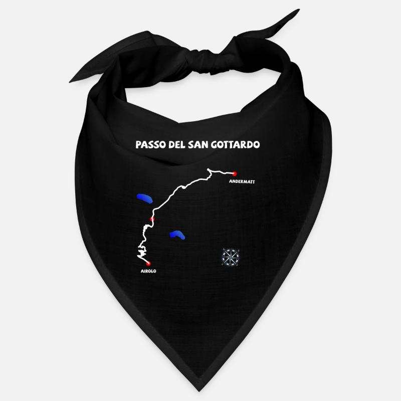 Gotthard Pass Passo del San Gottardo Serpentine Bandana