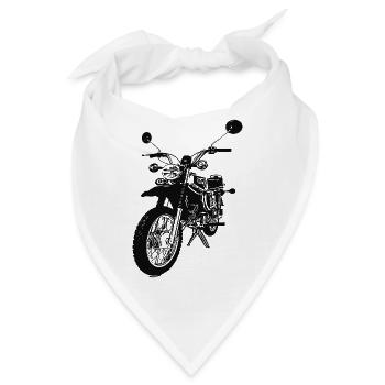 Enduro - Bandana - Weiß - Vorne