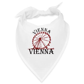 Vienna Wien Wiener Risenrad Prater Wien Tourist - Bandana - Weiß - Vorne