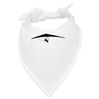 Drachenfliegen Drachenflieger Hängegleiter - Bandana - Weiß - Vorne