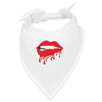 Halte die Gefühle - Bandana - Weiß - Vorne