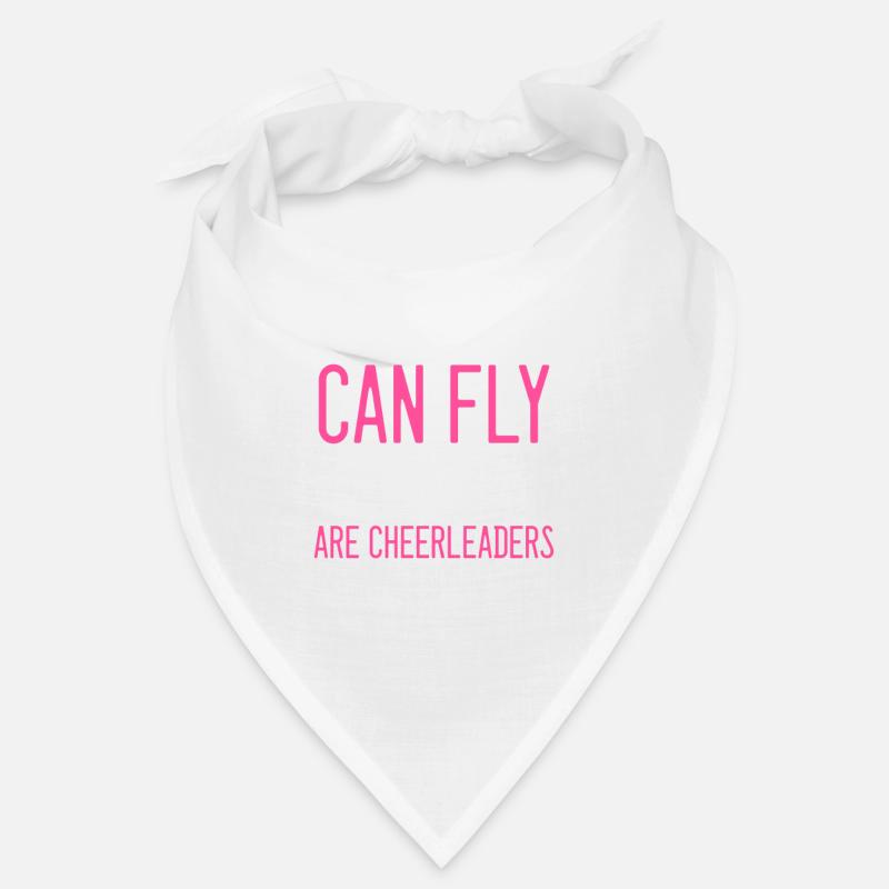 Menschen Fly Cheerleader Tänzer Geschenk - Bandana - Weiß
