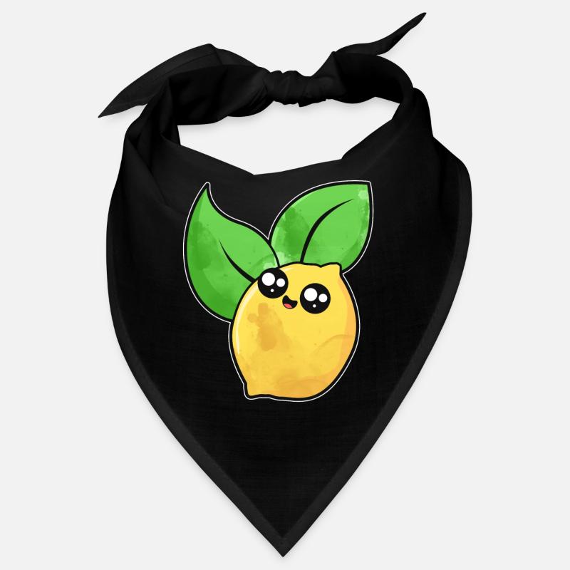 Visage de citron mignon Bandana