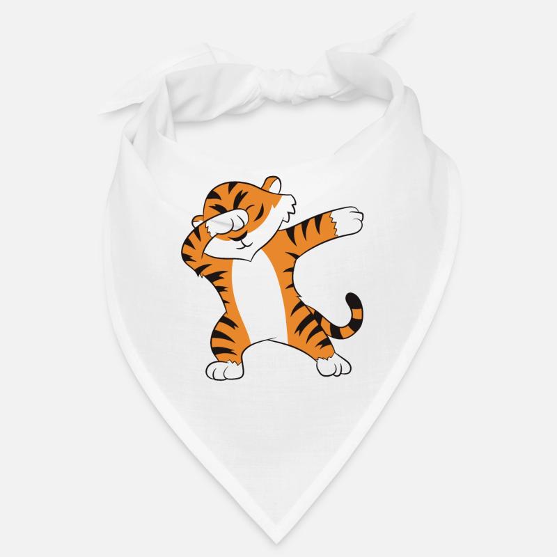 Dabbender Tiger Drôle Debbing Tiger Bandana