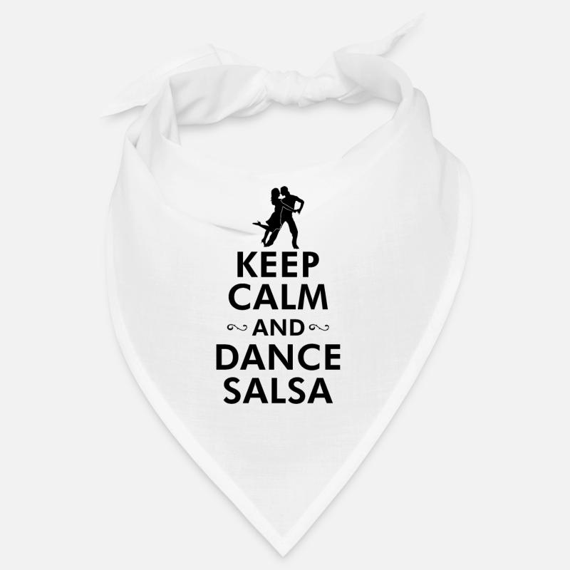 DANSE SALSA - Bandana - blanc