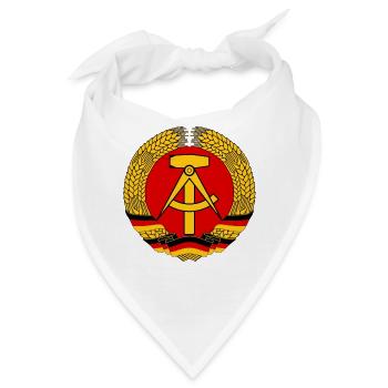 DDR Symbol - Bandana - Weiß - Vorne