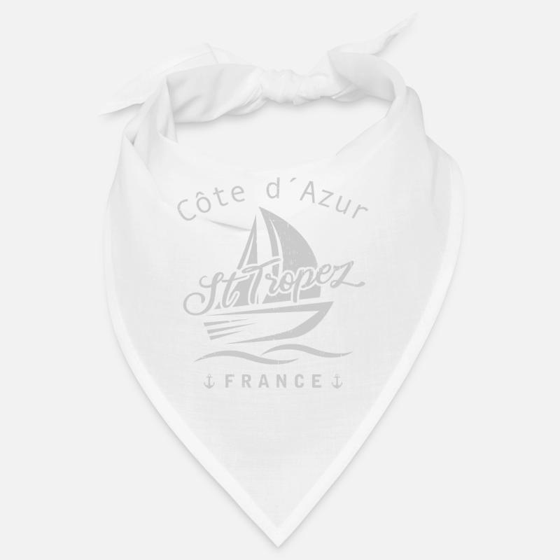St Tropez Côte d’Azur light edition - Bandana - blanc