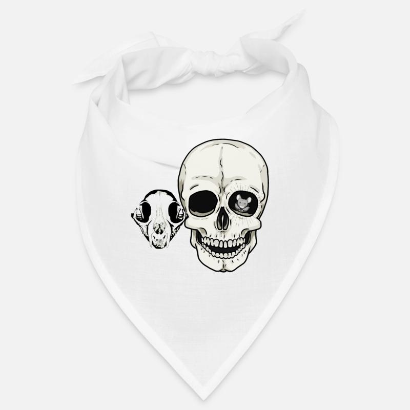 Skulls Cat Human Skull Pets Bandana