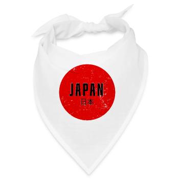 Japan - Bandana - Weiß - Vorne