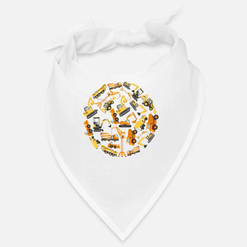 Construction Excavator Builders Bandana