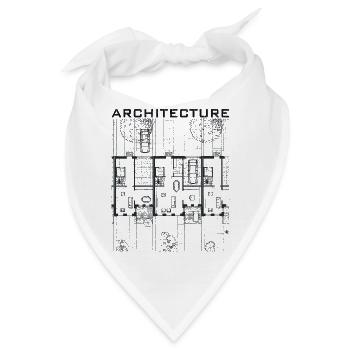 Architektur - Bandana - Weiß - Vorne