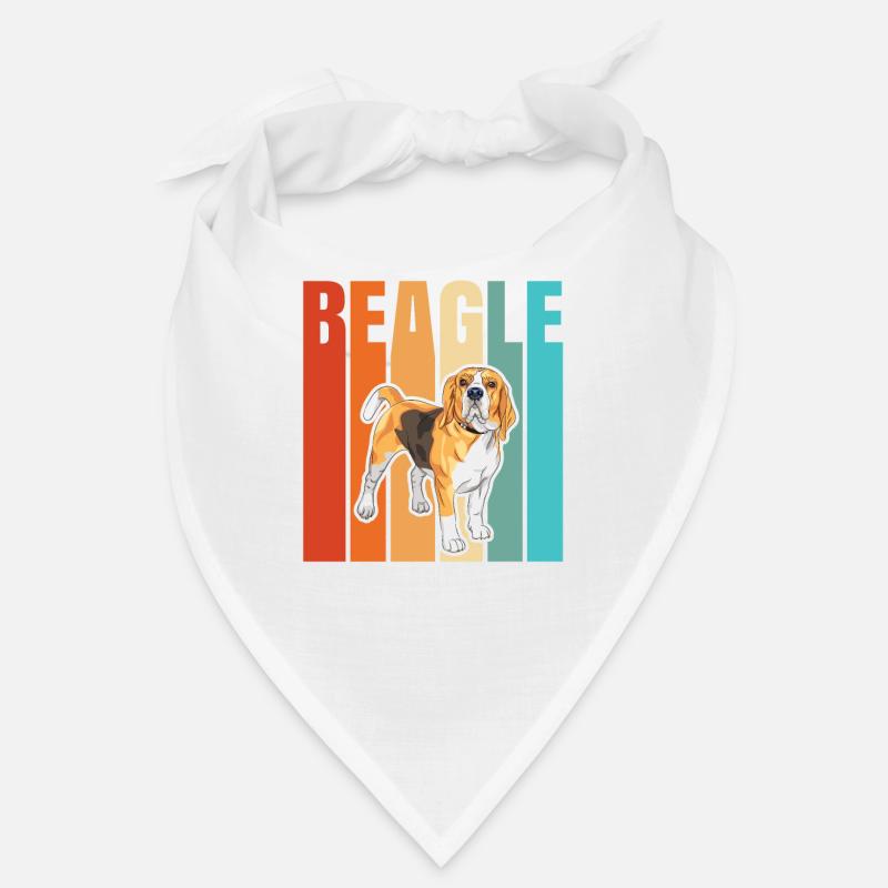 beagle - Bandana - white