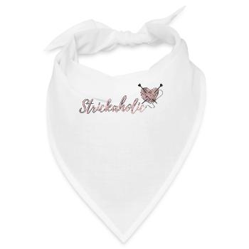 Wolle Stricken - Bandana - Weiß - Vorne