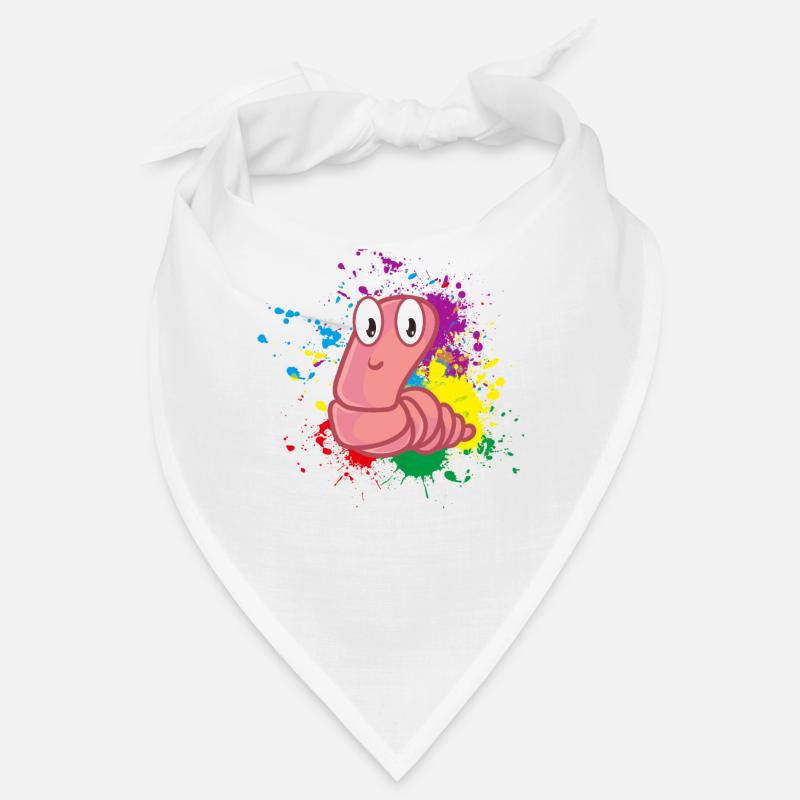 Farbiger Wurm Bandana