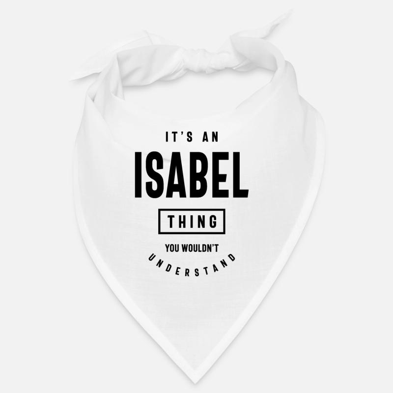 Isabel Personalized Name Birthday Gift Bandana