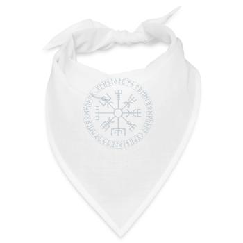 Vintage Wikinger nordische Mythologie Runen Walhall - Bandana - Weiß - Vorne