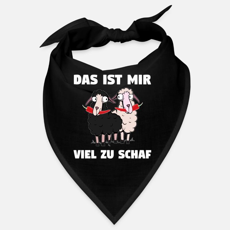 Schaf Unschaf Schafe Scharf Hirte Geschenk Bandana