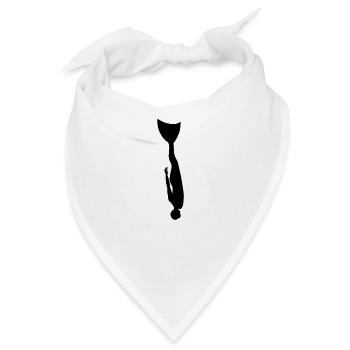Freitaucher Monoflosse One Breath Freitauchen - Bandana - Weiß - Vorne