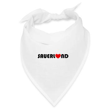 Sauerland! - Bandana - Weiß - Vorne