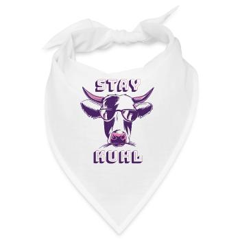 Stay kuhl - Bandana - Weiß - Vorne