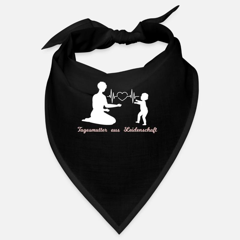 Tagesmutter Leidenschaft Herzschlag Bandana