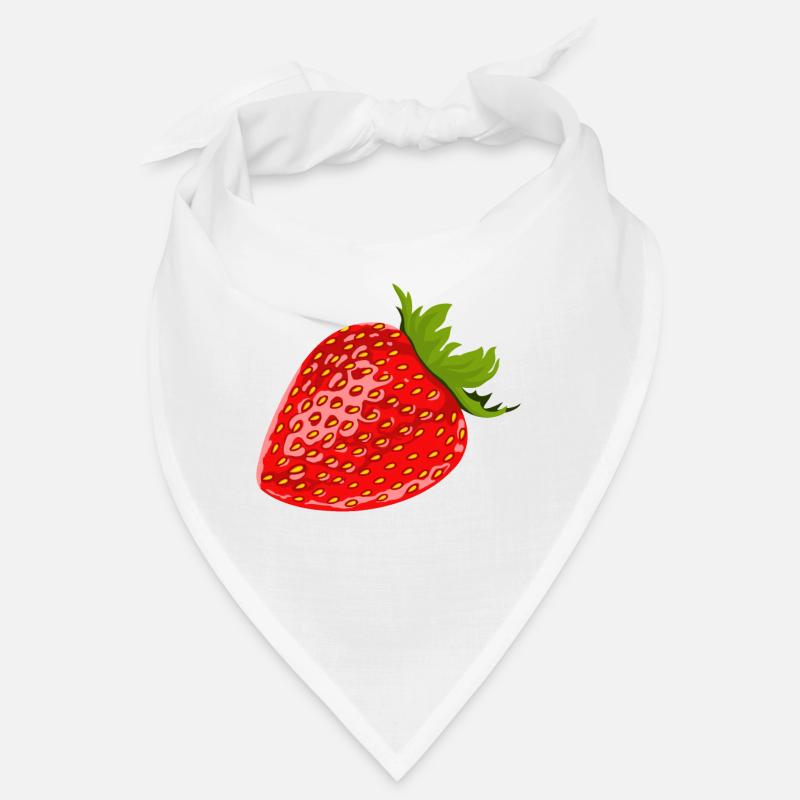 Strawberry gift design, Fruit design, Art design Bandana