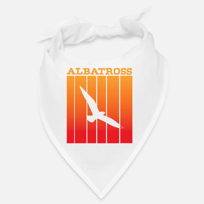 Jeu d'ombre d'albatros au coucher du soleil Bandana