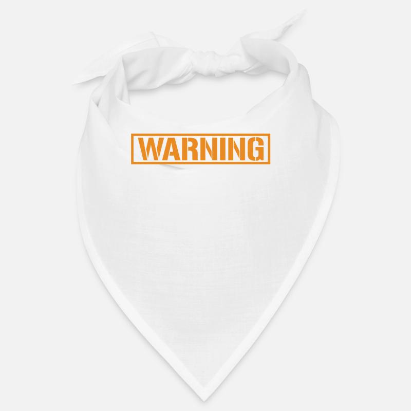 Warning Grumpy Old Bastard T-Shirt Bandana