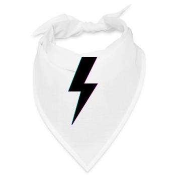 Aesthetic eboy egirl rave goth gothic Rave emo - Bandana - Weiß - Vorne