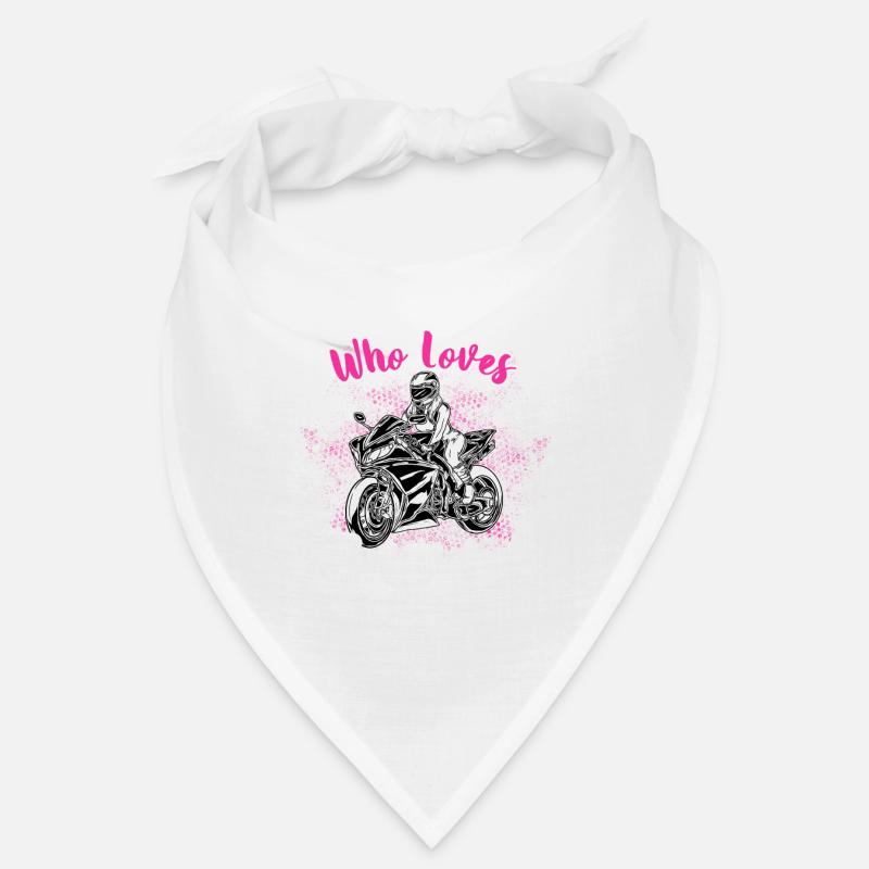 Coole Motorrad Braut Mädchen Geschenkidee Bandana